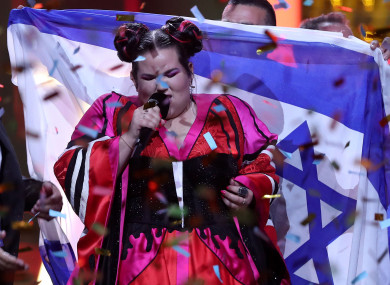 Eurovision Song Contest winner, Netta, of Israel.
