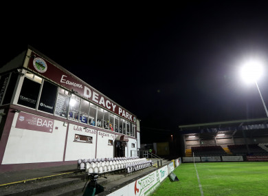 A view of Galway's ground, Eamonn Deacy Park.