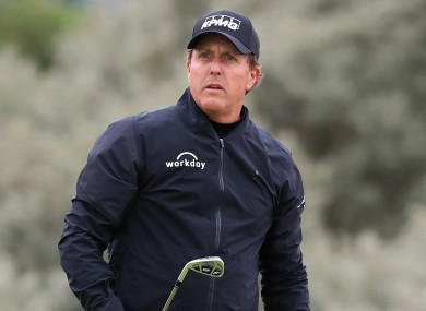 Phil Mickelson (file pic).