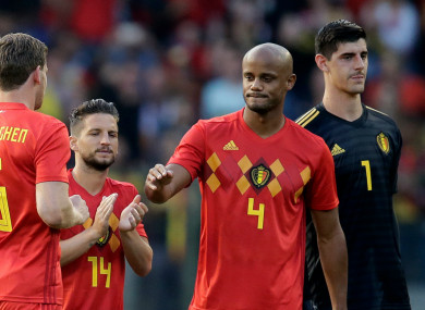 Vincent Kompany ahead of Belgium-Portugal