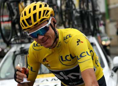 Four-time Tour de France winner Chris Froome