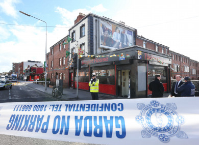 The site of the shooting of Michael Barr.