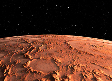 Mars landscape