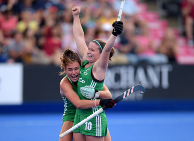 Ireland stars Shirley McCay and Deirdre Duke.