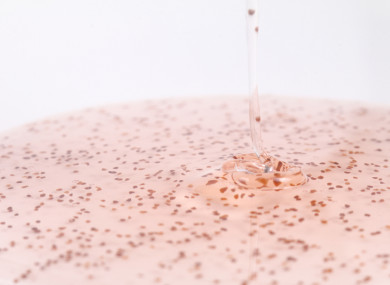 (File photo) Microbeads in shower gel