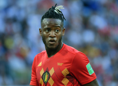 Batshuayi featured for Belgium at this summer's World Cup.