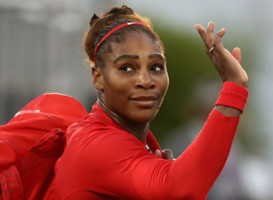Serena Williams in San Jose.