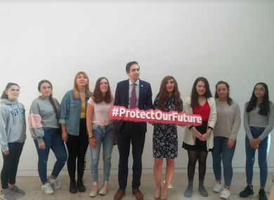 Minister for Health Simon Harris at the launch of the HSE’s HPV Vaccine Information Campaign 2018/19