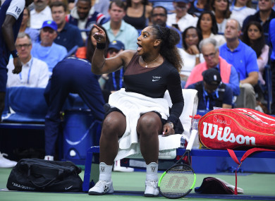 Serena Williams lost the US Open final to Naomi Osaka.