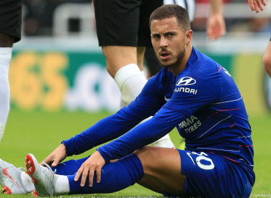 Chelsea star Eden Hazard.