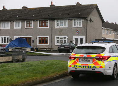The scene following the shooting in December 2016.