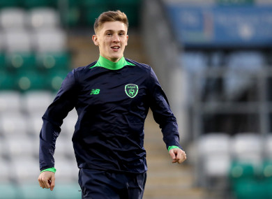 Burnley and Republic of Ireland U21 defender Jimmy Dunne, who's currently on loan at Hearts.