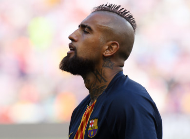 Barcelona's Arturo Vidal (file pic).