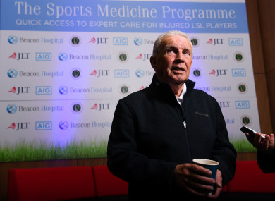 John Giles was speaking at the Beacon Hospital's launch of a new sports medicine programme in partnership with Leinster Senior Football League.