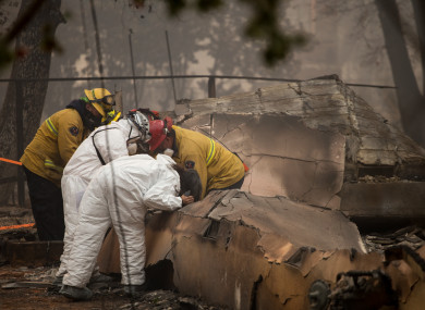 Sonoma and Monterey County Search and Rescue teams continue to search for missing people days after the Camp Fire ripped through Paradise.