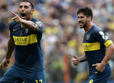 The Copa Libertadores final first leg ended in a 2-2 draw.
