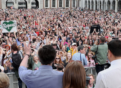 Scenes at Dublin Castle in May
