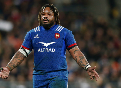 France star Mathieu Bastareaud.