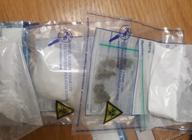 The drugs seized.
