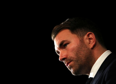 Eddie Hearn believes that if no belts were on the line, Anthony Joshua would most like to fight Tyson Fury next.