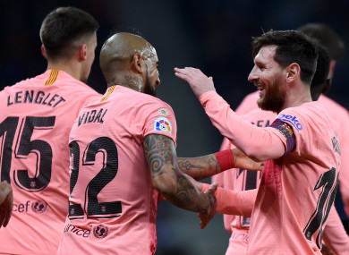 Barcelona star Lionel Messi.