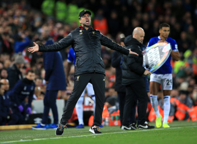 Emotions ran high at Anfield this evening.