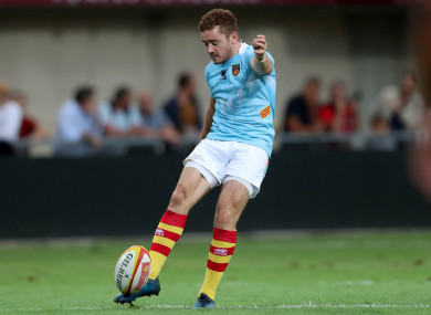 Paddy Jackson was not in action in last weekend's tie in the Sportsground.
