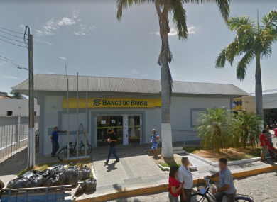 Banco Do Brasil in Milagres was attacked in the early hours of the morning.