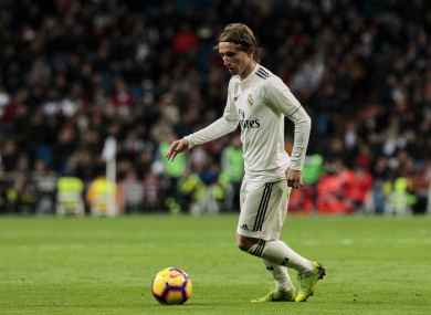 Luka Modric has impressed for Real Madrid and Croatia this year.
