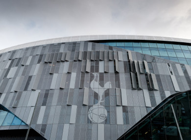Tottenham Hotspur's new White Hart Lane stadium in London.