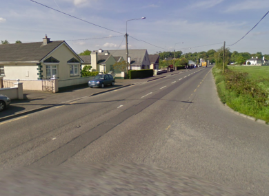 A stretch of the Dublin Road in Monasterevin.