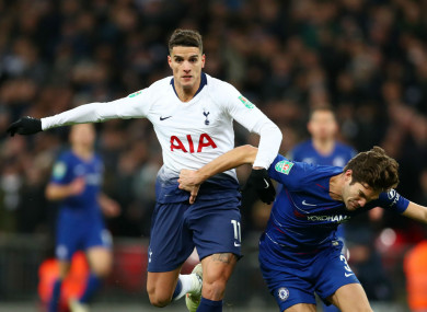 Lamela was part of the Spurs side that fell to Chelsea last night.