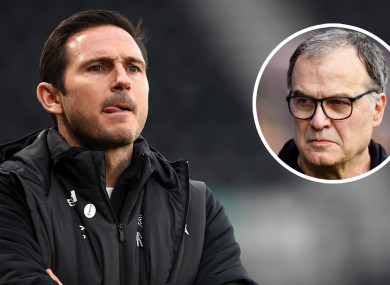 Marcelo Bielsa provided a presentation on Lampard's tactics at Derby while admitting to 'spying' on all of Leeds' opponents.
