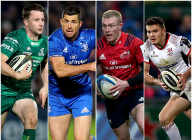 The four Irish teams will be in action on 29-30 March.