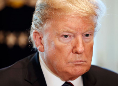 US President Donald Trump