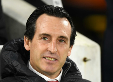 Arsenal boss Unai Emery says the club can only loan players during the January window.