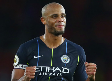 Manchester City captain Vincent Kompany is gearing up for tonight's clash with Liverpool.