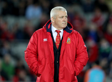 Gatland hasn't ruled himself out of the running.