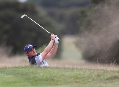 Paul Dunne at the Victorian Open last week.