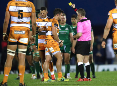 Lee was also sin-binned for a high tackle in the game at the Sportsground.