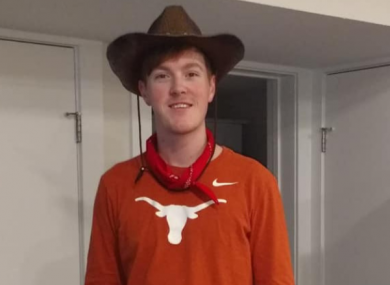 Irish student student Mark Sands died while on an exchange in Texas.