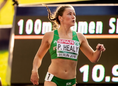 Phil Healy pictured in Berlin at the European Athletics Championships in August.
