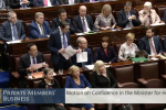 Simon Harris survives motion of no confidence, as Fianna F&aacute;il abstains