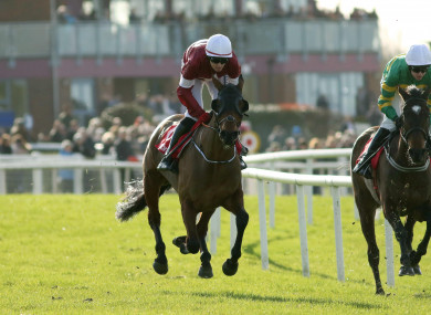 Donoghue on board Tiger Roll.