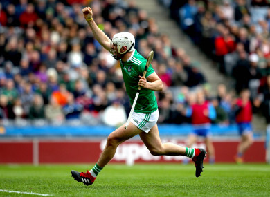 Gillane celebrates his goal at Croke Park.