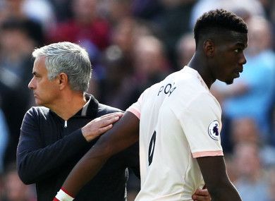Mourinho and Pogba reportedly fell out as the end neared.