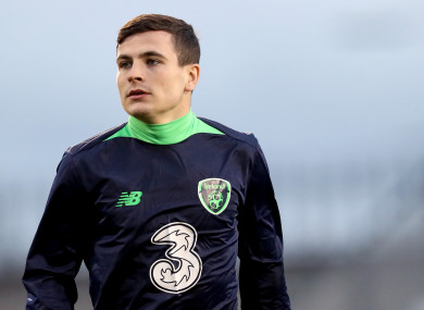 Josh Cullen has earned a number of Ireland caps at underage level.