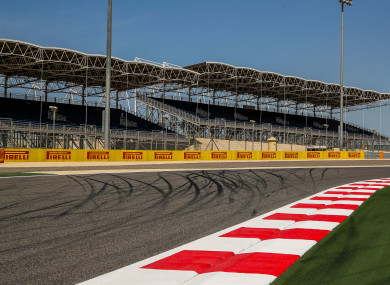 A shot of Bahrain International Circuit.