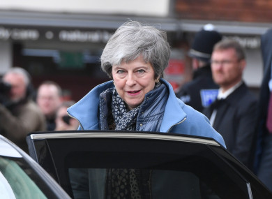 British Prime Minister Theresa May (file photo)