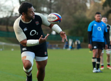 England number eight Billy Vunipola